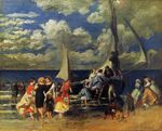 Ренуар Возвращение с лодочной прогулки 1862г 