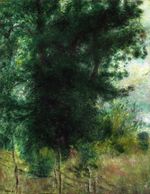 Ренуар Изгородь в лесу 1878г