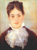 Ренуар Молодая женщина 1875г