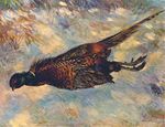 Ренуар Мёртвый фазан на снегу 1879г