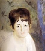 Ренуар Голова молодой женщины 1876г