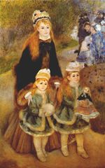 Ренуар Мать и дети 1875г