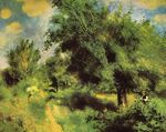 Ренуар Сад в Лувесьенне Английский груша 1875г