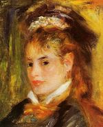 Ренуар Портрет девушки 1876г