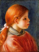 Ренуар Голова женнщины 1888г
