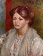 Ренуар Портрет молодой женщины 1887г