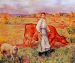 Ренуар Пастушка 1887г