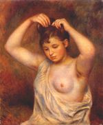 Ренуар Женщина расчесывает свои волосы 1887г