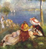 Ренуар Девушки на берегу 1894г