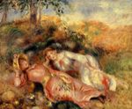 Ренуар Женщины лежат на лугу 1893г