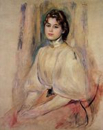 Ренуар Сидящая женщина 1890г
