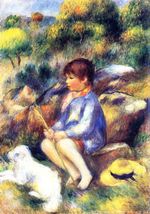 Ренуар Мальчик у реки 1890г