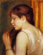Ренуар Девушка собирает волосы 1892г