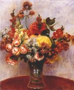 Ренуар Цветы в вазе 1898г