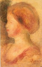 Ренуар Портрет девушки 1895г
