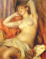 Ренуар Спящая женщина 1897г