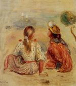 Ренуар Девушки на пляже 1898г