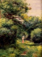 Ренуар Аллея в лесу 1900г