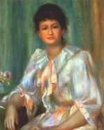 Ренуар Портрет девушки в белом 1901г