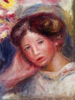 Ренуар Голова женщины 1905г
