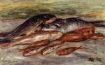 Ренуар Натюрморт с рыбой 1913г